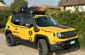 Una Jeep Renegade al Tunisie Challenge