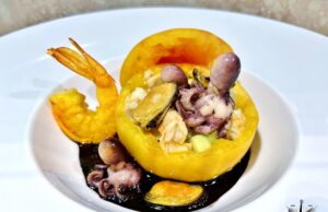 Summer Salad con mazzancolle, cozze, vongole e moscardini