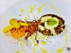 Hamburger di lumaca con fonduta di Castelmagno