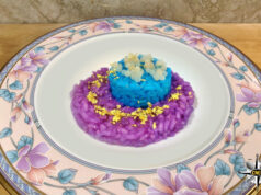 FunCool: bicromia di riso con caviale di lumaca e briciole d’oro