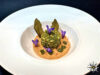 Orzotto alla clorofilla di salvia con mousse di ventricina piccante