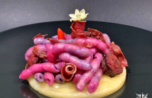 Torciglioni alla Valdôtaine con fontina, fromazdo, coni di mocëtta e boudin