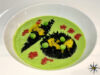 Trippa risottata al nero di polpo con mousse di piselli e tuorlo di pernice