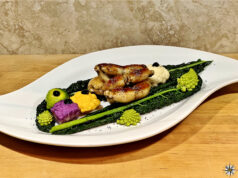 Frogs and cabbages: rane al forno con capricci di cavolo a colori
