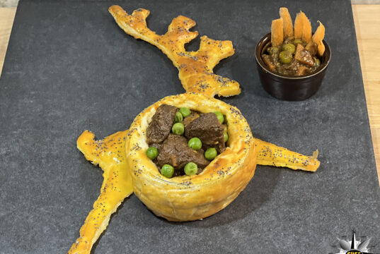 Goulash del Tamerlano con cervo alle “15 spezie uzbeke di Samarcanda”