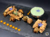 Fusilloni soffiati con lumache di mare e cremoso di borragine