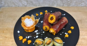 CoCo Rolls&Co: involtini di COppa di maiale con sautè di COzze e noce di COcco