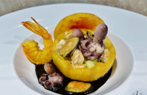 Summer Salad con mazzancolle, cozze, vongole e moscardini