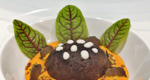 Cupola di foie gras con crema di Castelmagno, tartufo e pistacchi