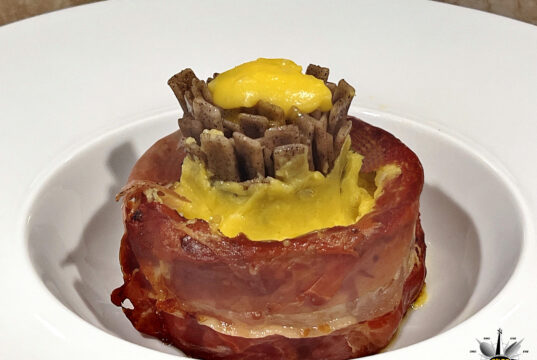 Pizzoccheri alla crema di Bitto con Speck della Valtellina IGP
