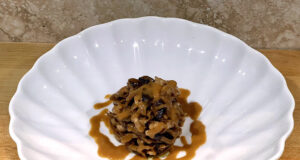 Ricci, riccioli e ricciola in salsa al tartufo nero con estratto di tartufo