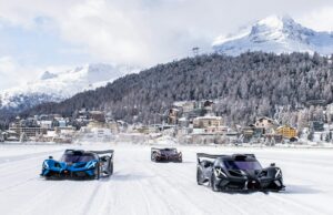BUGATTI sul ghiaccio di St. Moritz: l’automobile come scena