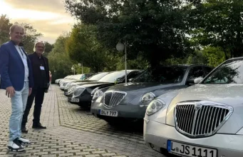 Lancia Thesis, 37 auto a Francoforte con Michael Robinson e Giancarlo Concilio