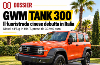 GWM Tank 300, il fuoristrada cinese debutta in Italia: diesel, ibrido da 408 CV e prezzi da 39.940 euro