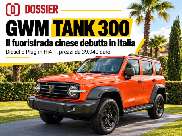 GWM Tank 300_ debutto in Italia