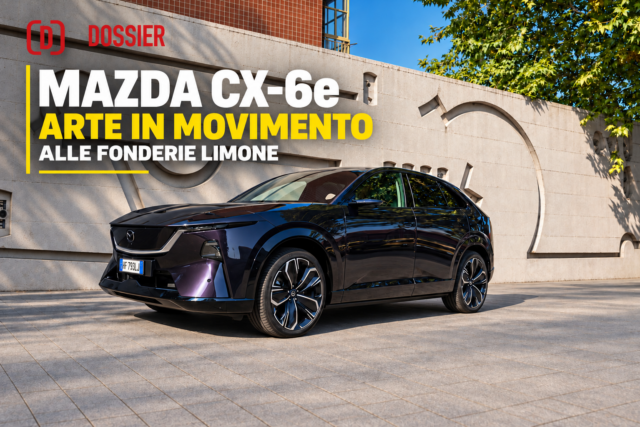 Mazda CX-6e alle Fonderie Limone