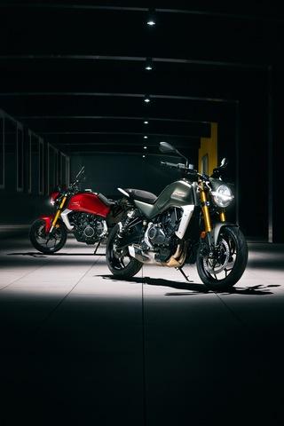 Due Moto Guzzi The Trip nelle livree Green Grove e Red Beat.