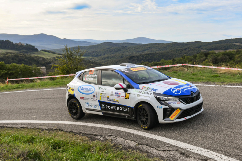 Harshana Ratnayake, indicato da Pirelli come vincitore della categoria Rally5.